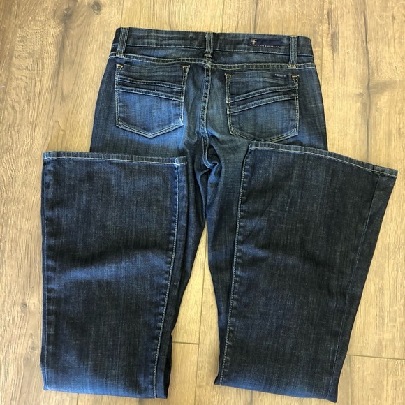 FIDELITY FAITH LOVE DEVOTION BOOT CUT DARK WASH JEANS - Picture 12 of 12